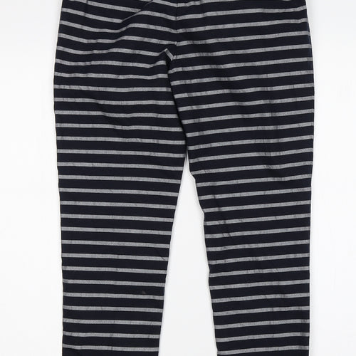 Gap Womens Multicoloured Striped  Cropped Trousers Size 6 L26 in