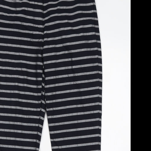 Gap Womens Multicoloured Striped  Cropped Trousers Size 6 L26 in