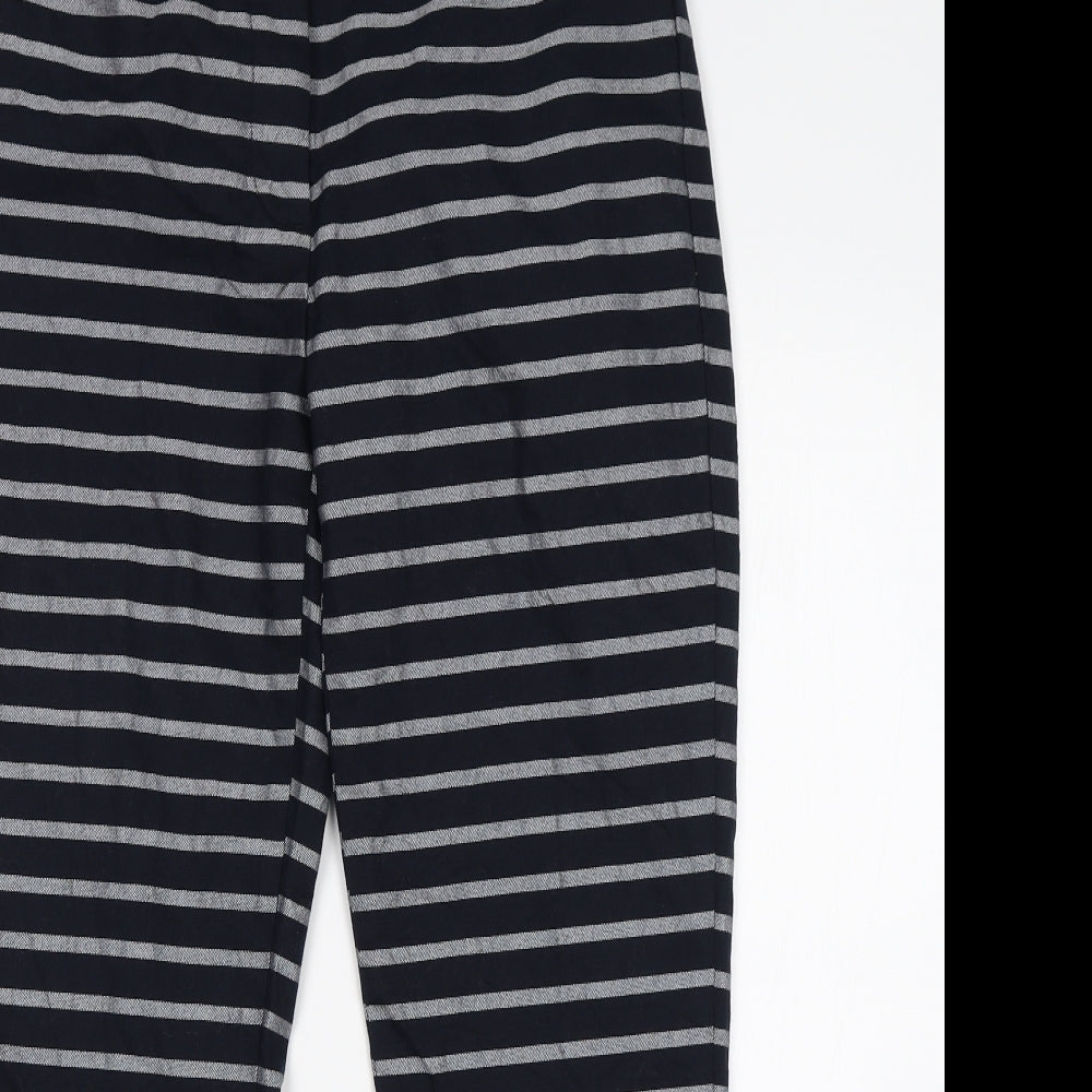 Gap Womens Multicoloured Striped  Cropped Trousers Size 6 L26 in