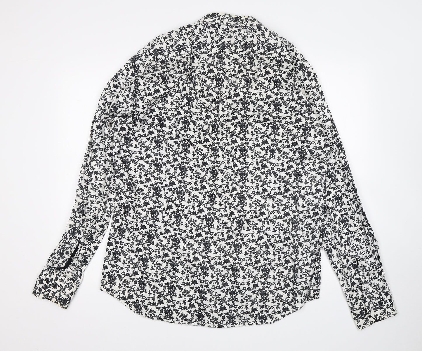 Steel & Jelly Mens Multicoloured Floral   Button-Up Size 2XL