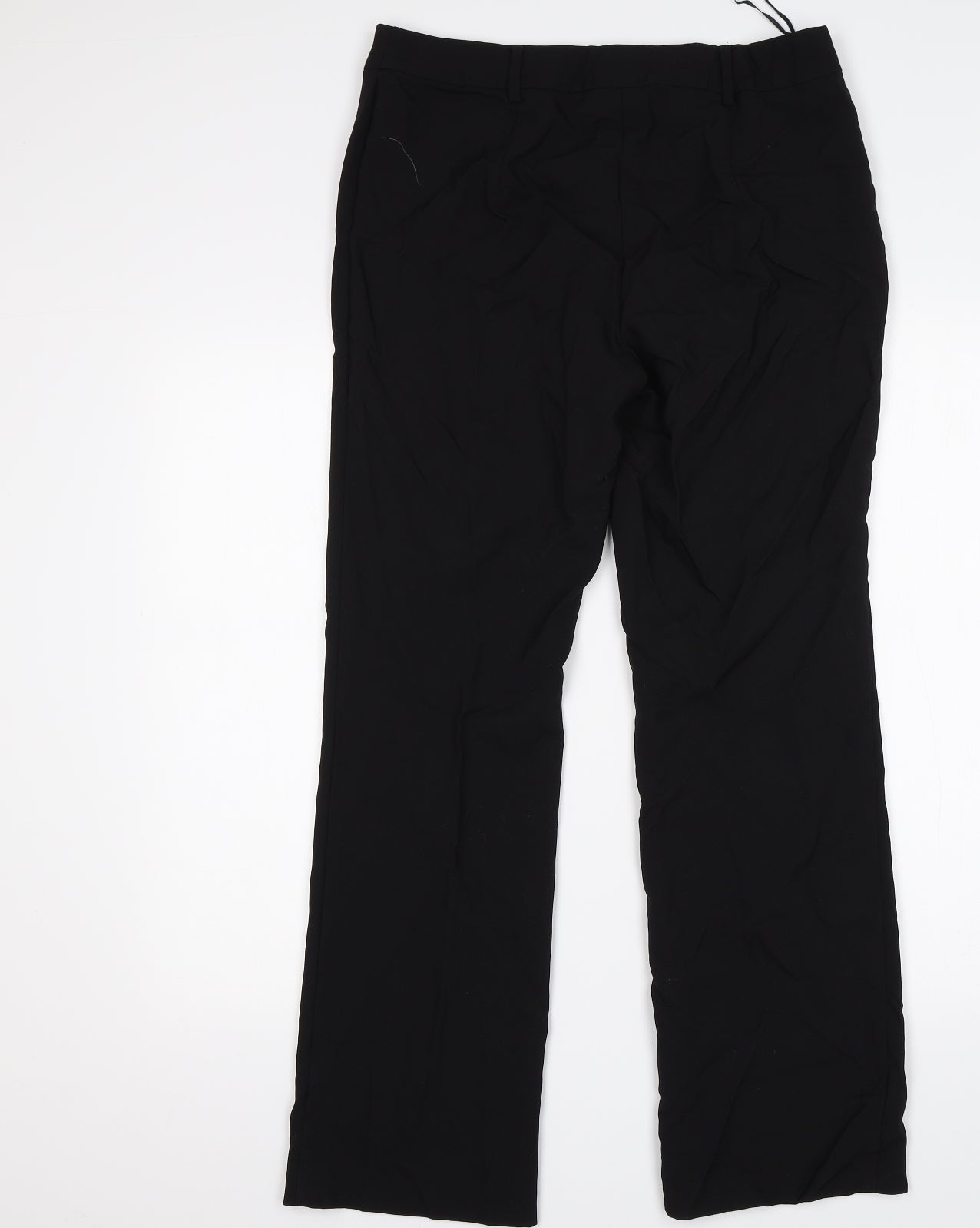 Papaya Womens Black   Trousers  Size 12 L28 in