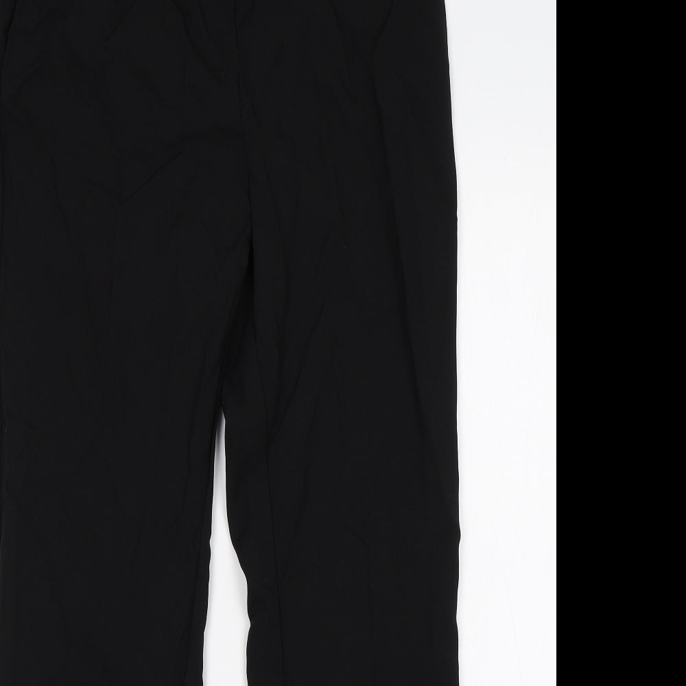 Papaya Womens Black   Trousers  Size 12 L28 in