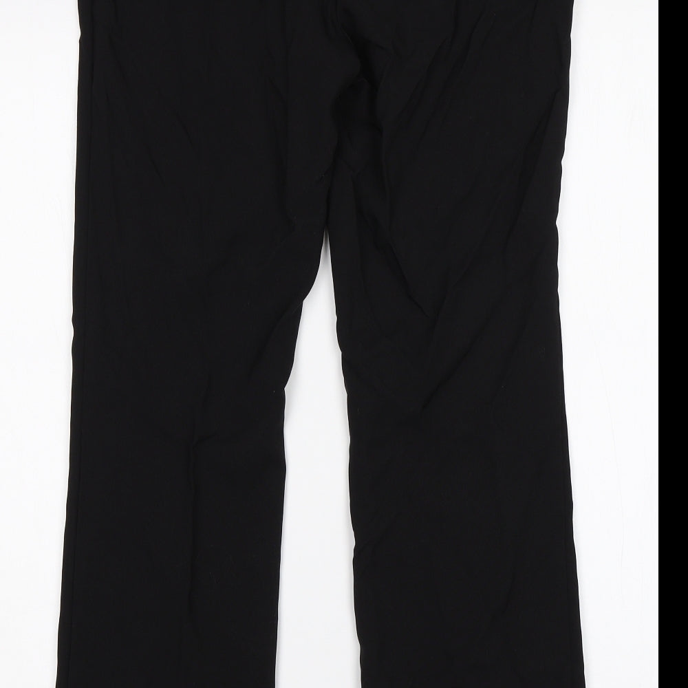 Papaya Womens Black   Trousers  Size 12 L28 in