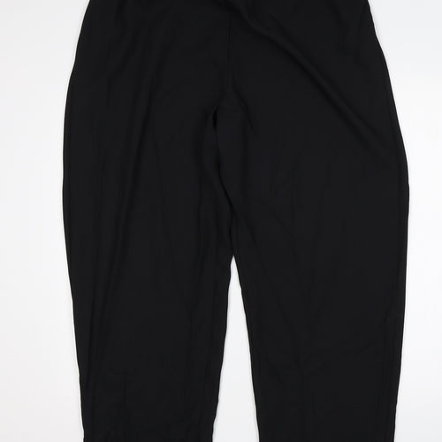 essence Womens Black   Trousers  Size 20 L27 in