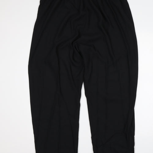 essence Womens Black   Trousers  Size 20 L27 in