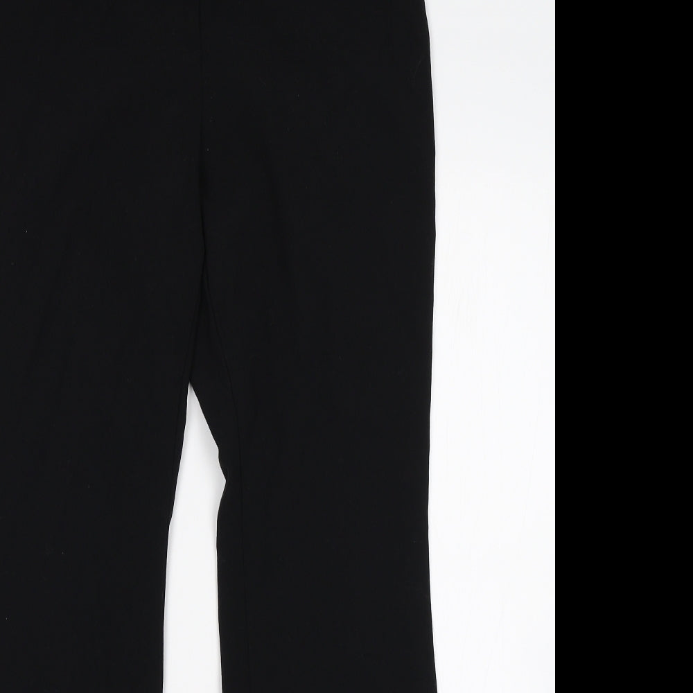 M&S Womens Black   Trousers  Size 10 L30 in