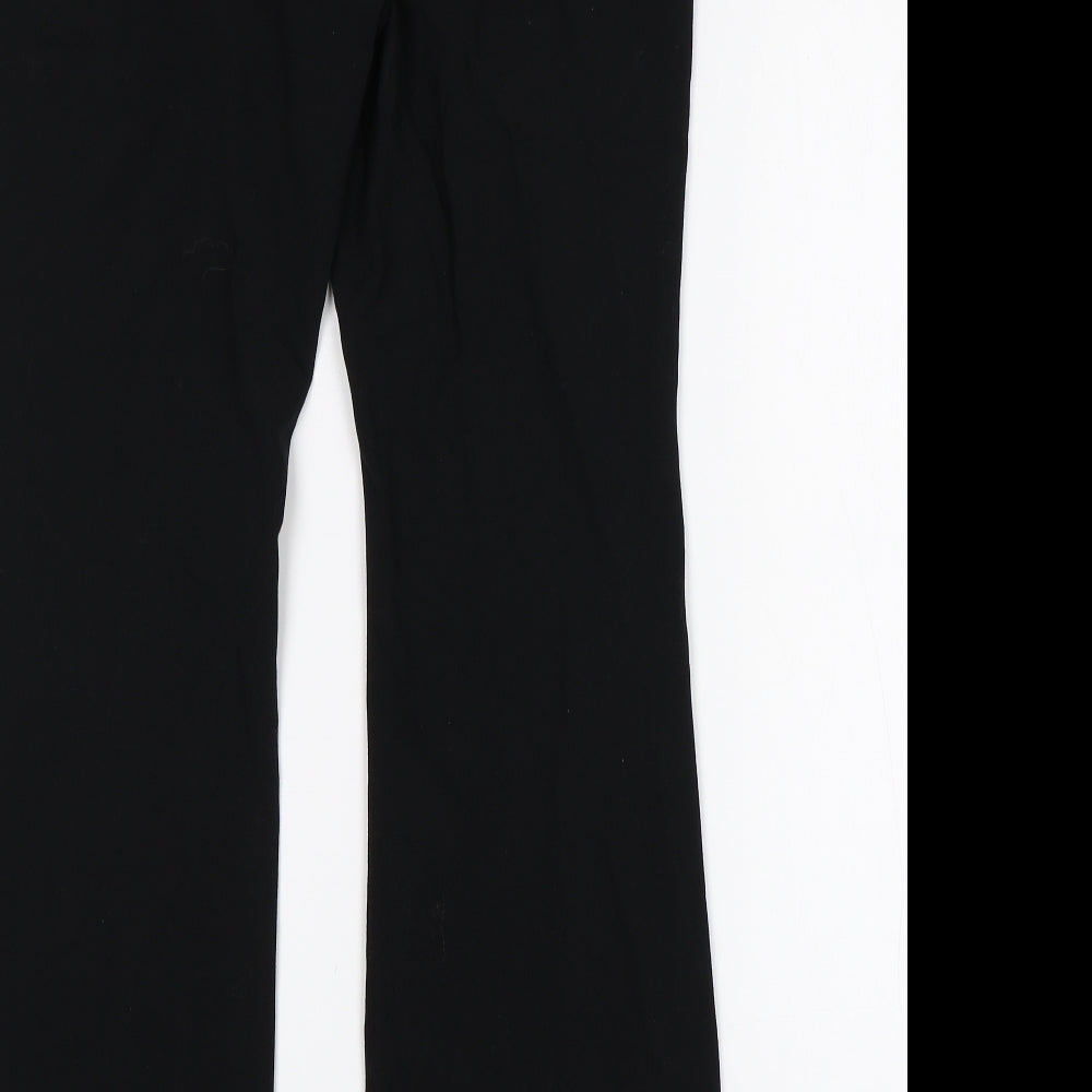 M&S Womens Black   Trousers  Size 10 L30 in