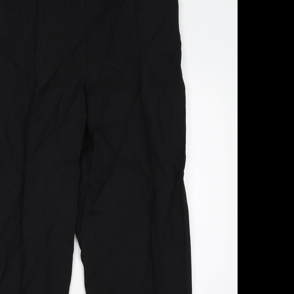 M&S Womens Black   Trousers  Size 14 L29 in