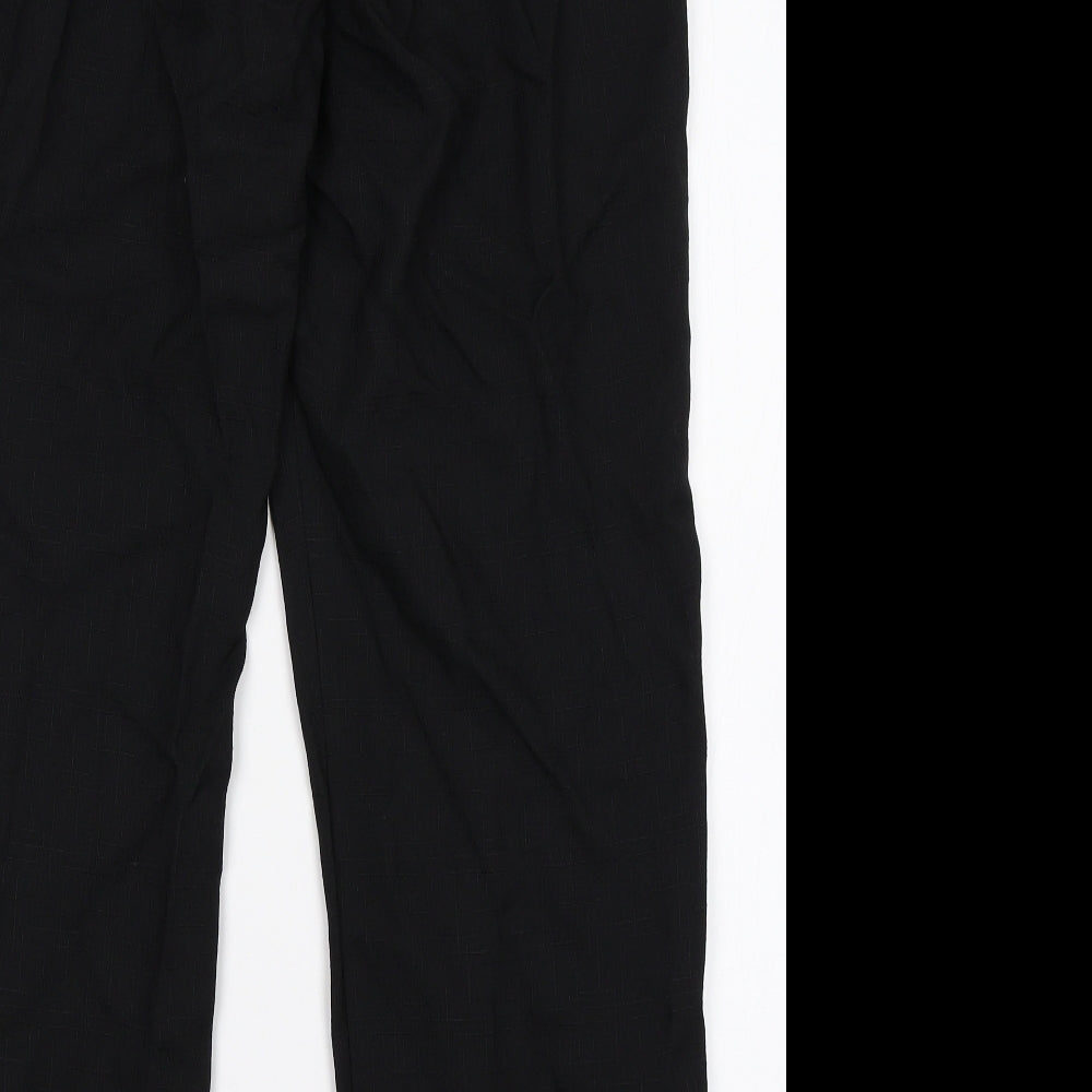 M&S Womens Black   Trousers  Size 14 L29 in