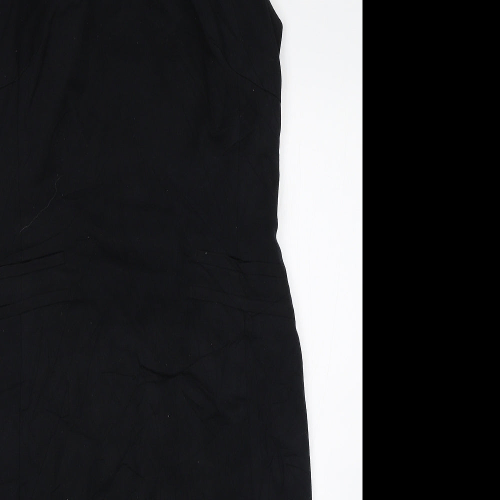 M&S Womens Black   Pencil Dress  Size 12