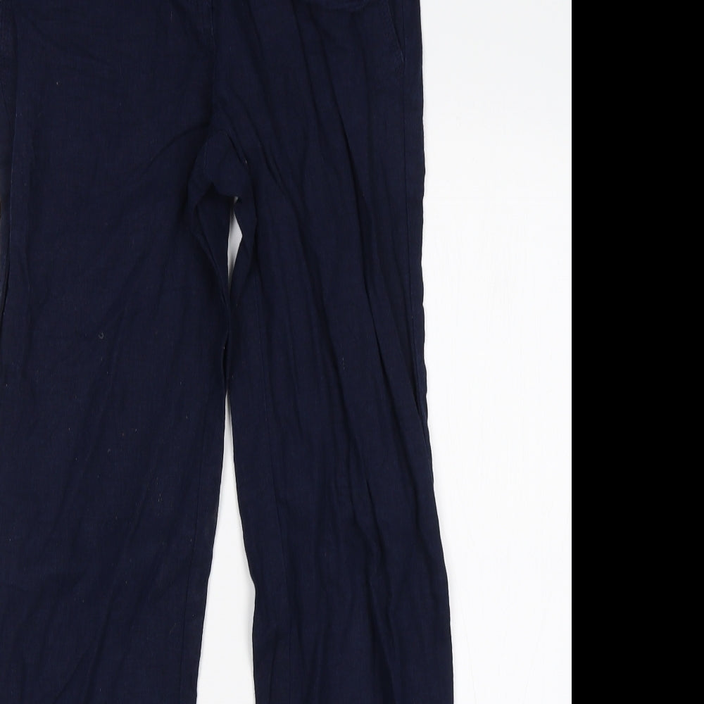 NEXT Womens Blue   Trousers  Size 6 L28 in