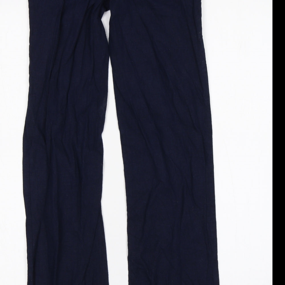 NEXT Womens Blue   Trousers  Size 6 L28 in