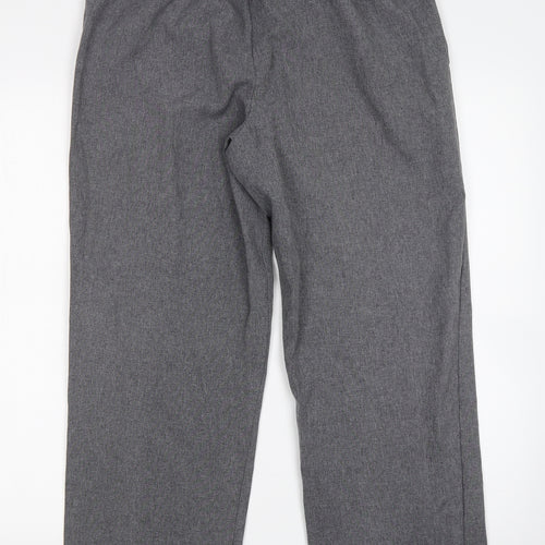 BM Womens Grey   Trousers  Size 12 L27 in
