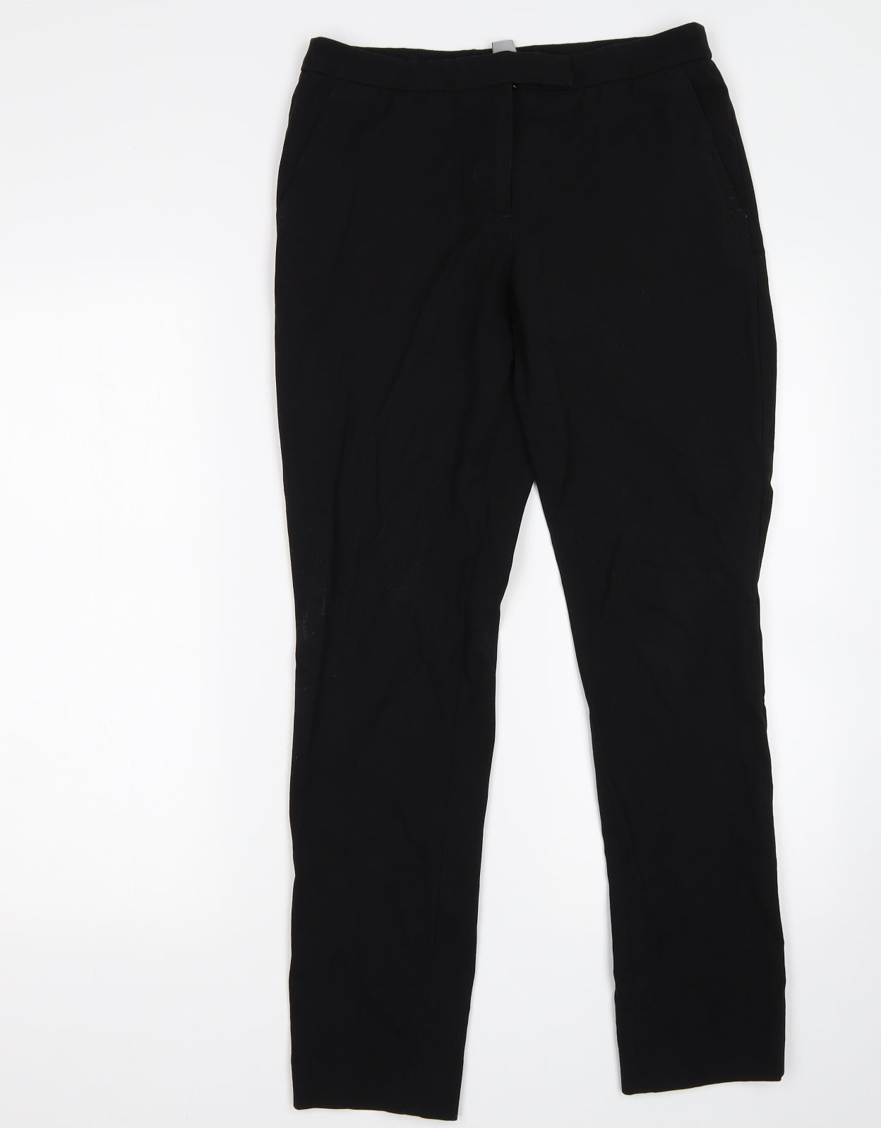 H&M Womens Black   Trousers  Size 8 L29 in