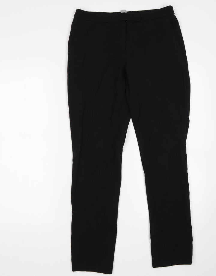 H&M Womens Black   Trousers  Size 8 L29 in