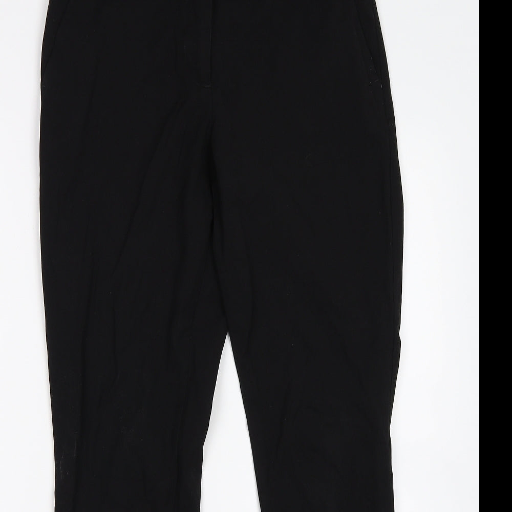 H&M Womens Black   Trousers  Size 8 L29 in