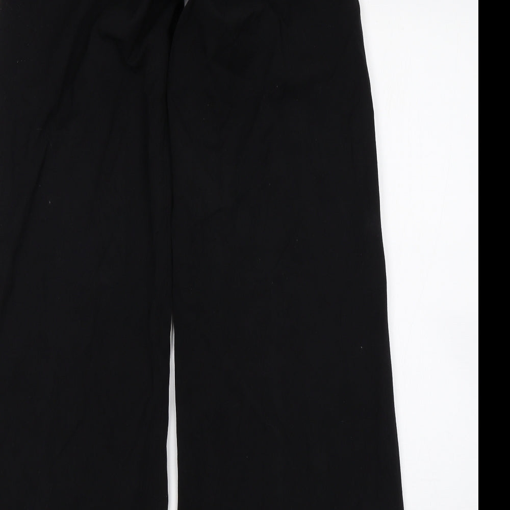 H&M Womens Black   Trousers  Size 8 L31 in