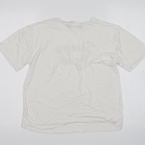 In the Style Womens White   Top Pyjama Top Size 8