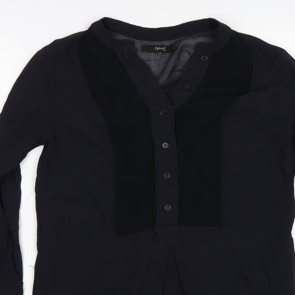 NEXT Womens Black   Basic Blouse Size 6