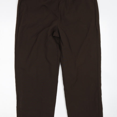 BM Womens Brown   Trousers  Size 14 L27 in