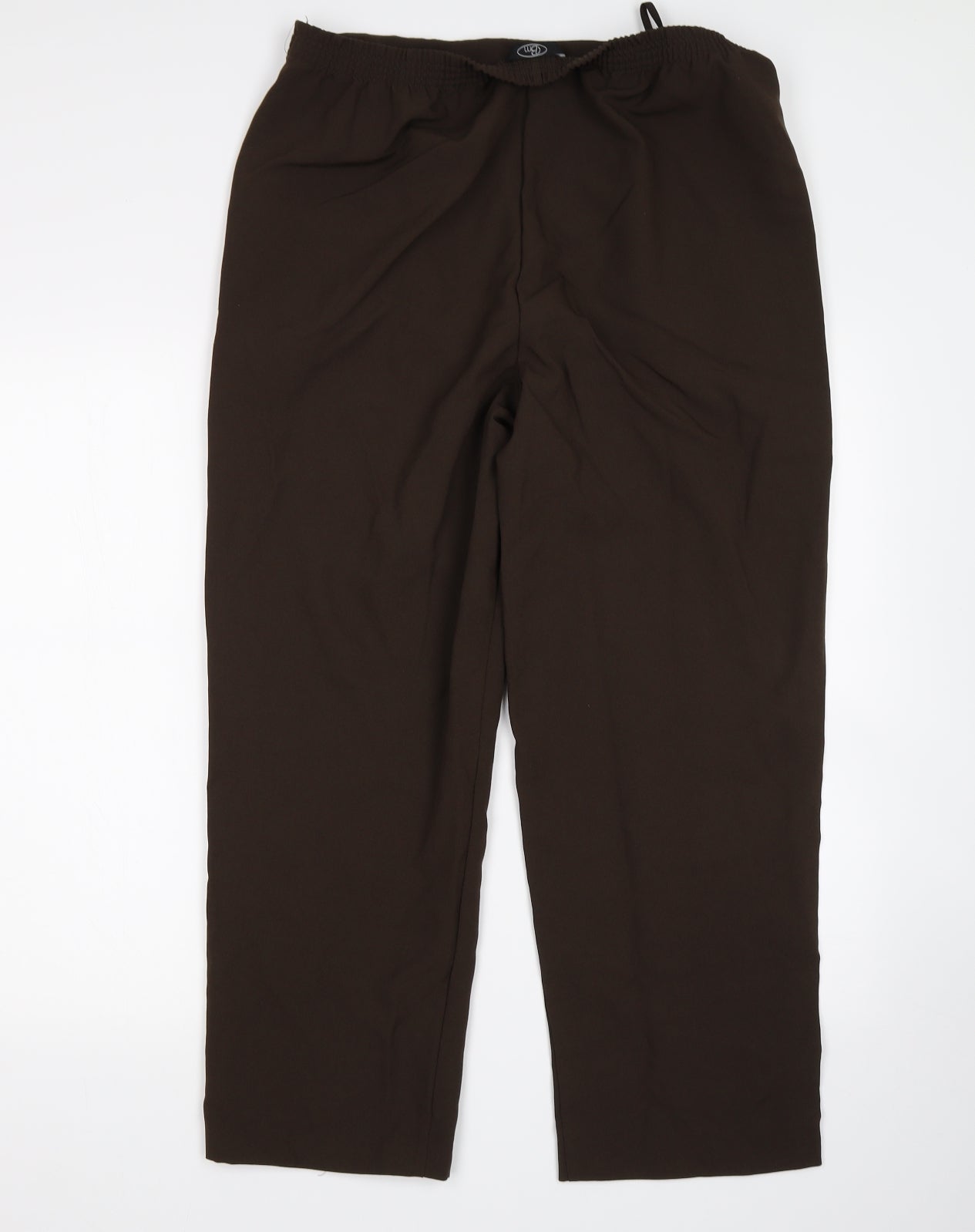 BM Womens Brown   Trousers  Size 14 L27 in