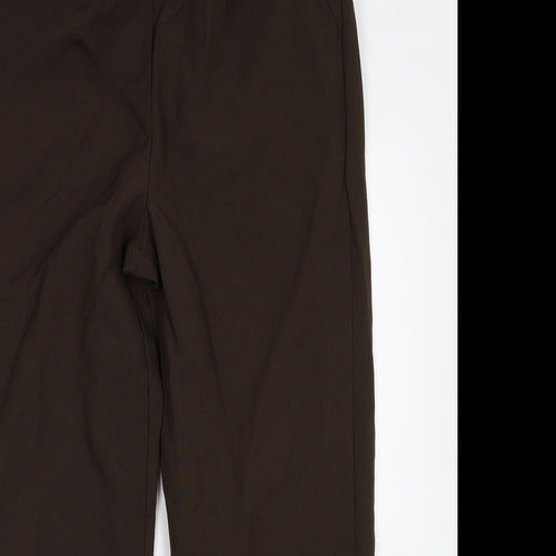 BM Womens Brown   Trousers  Size 14 L27 in
