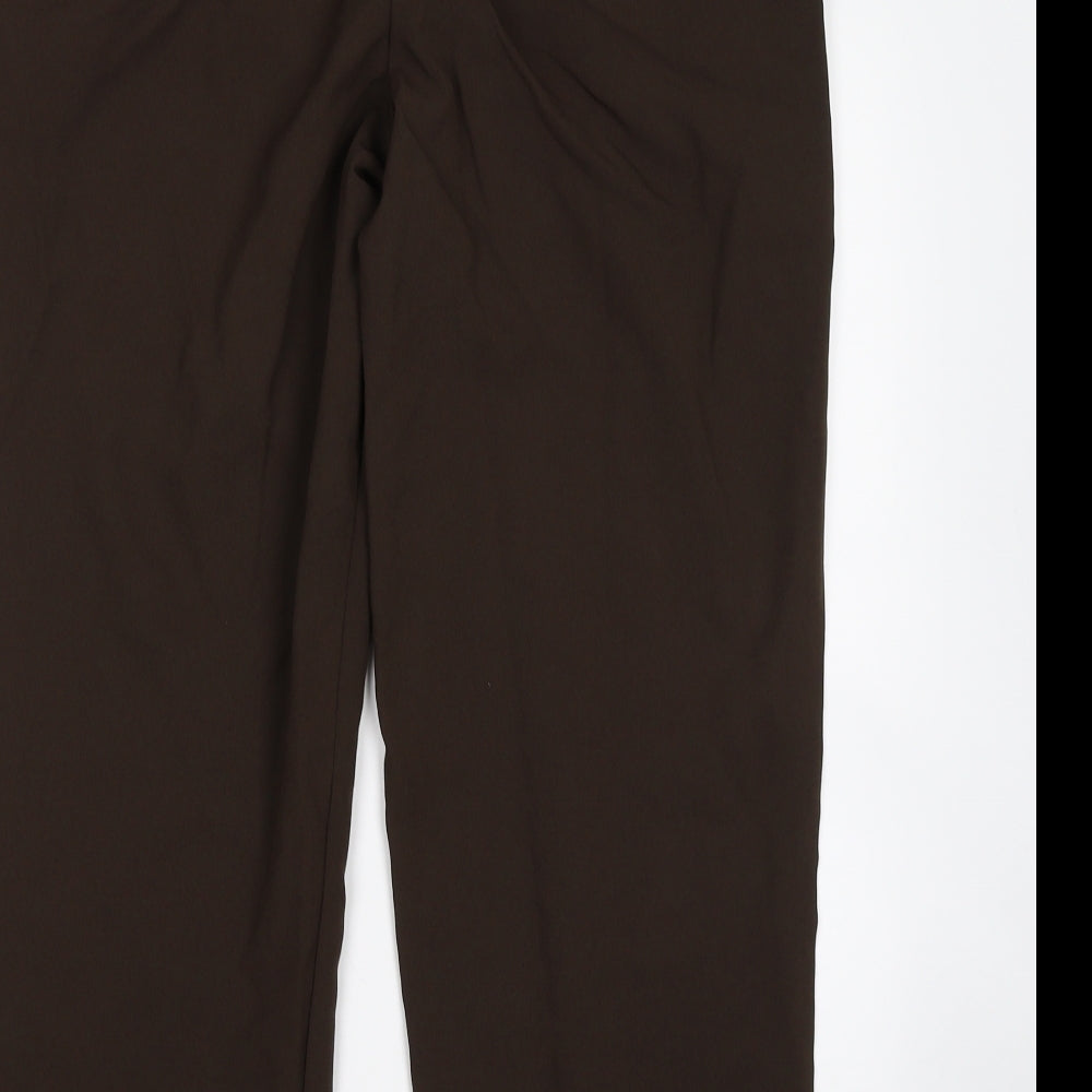 BM Womens Brown   Trousers  Size 14 L27 in