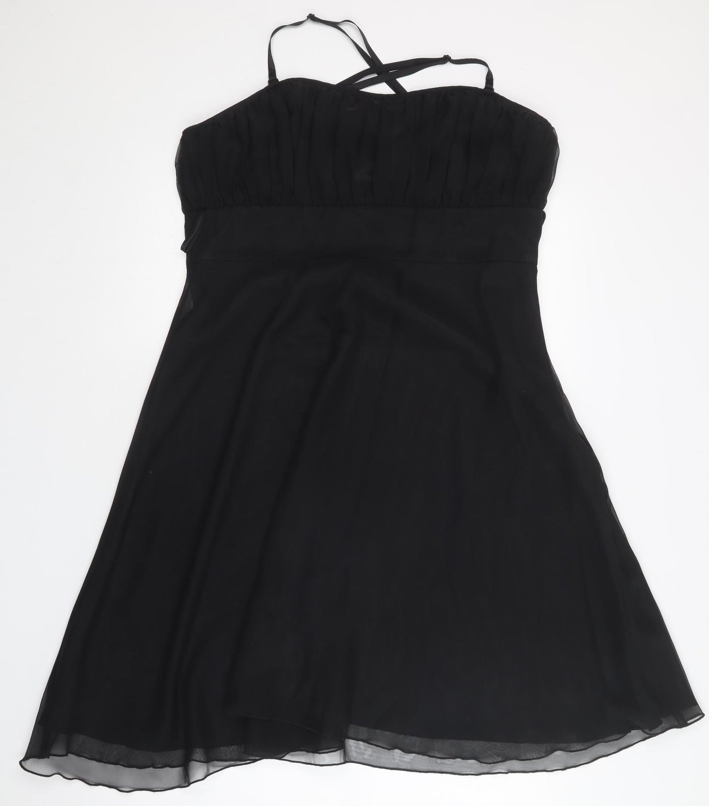 TODAYSWOMAN Womens Black   A-Line  Size 18