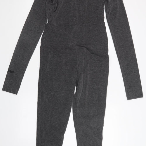 PRETTYLITTLETHING Womens Grey   Jumpsuit One-Piece Size 12