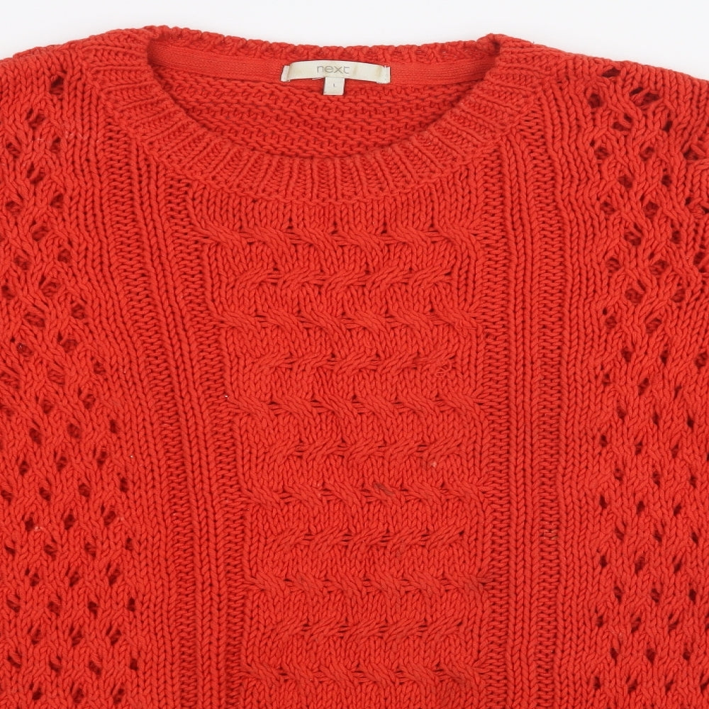 NEXT Womens Orange   Jumper Dress  Size L