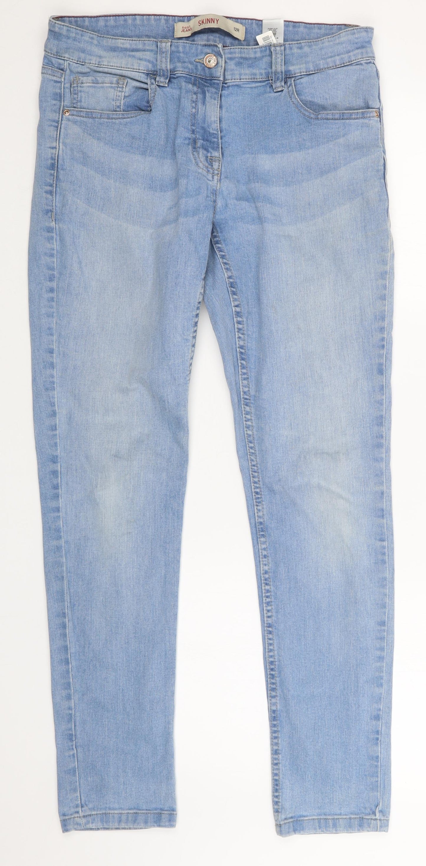 NEXT Womens Blue   Skinny Jeans Size 12 L29 in