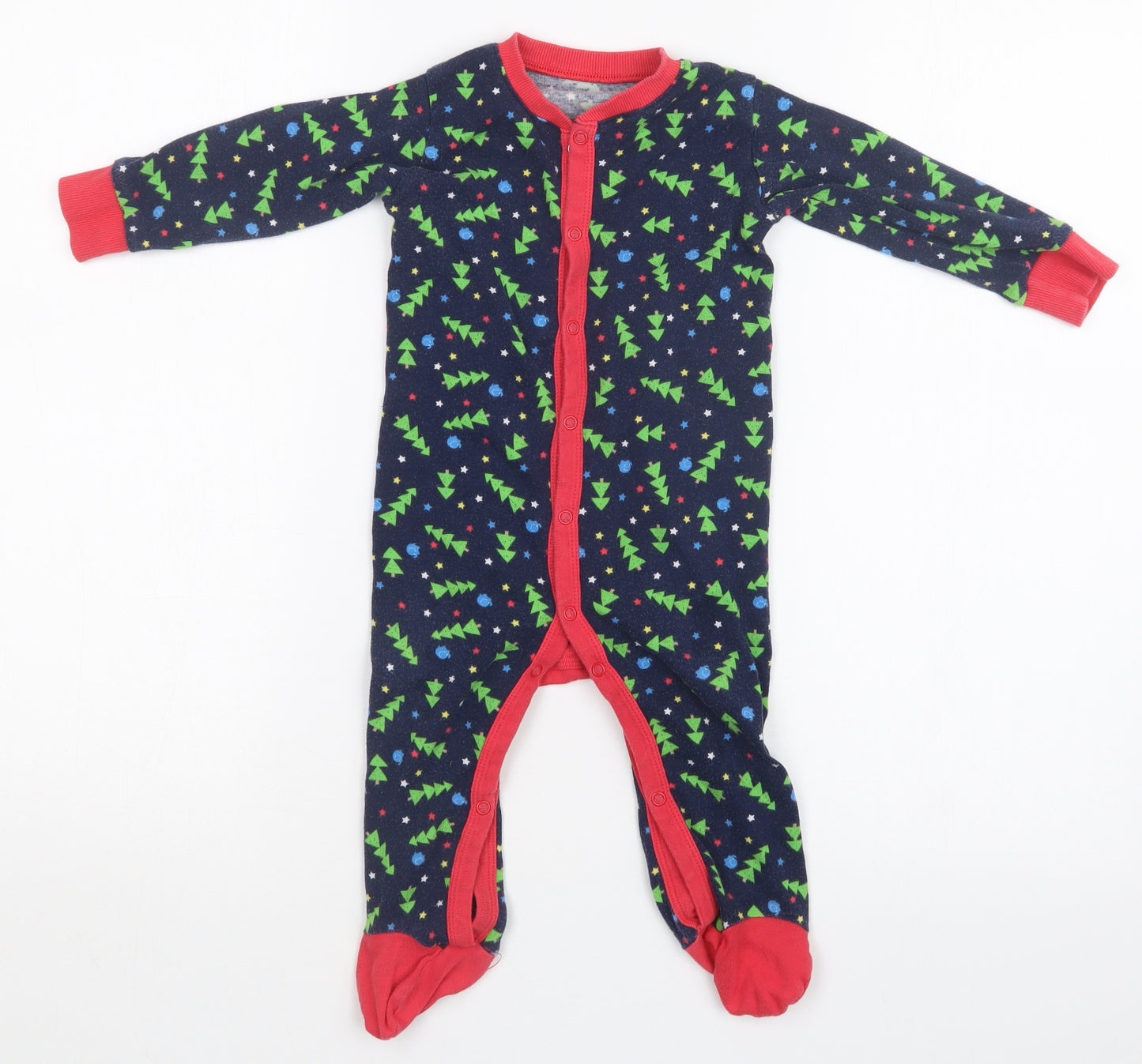 Matalan Baby Multicoloured   Babygrow One-Piece Size 12-18 Months  - Christmas
