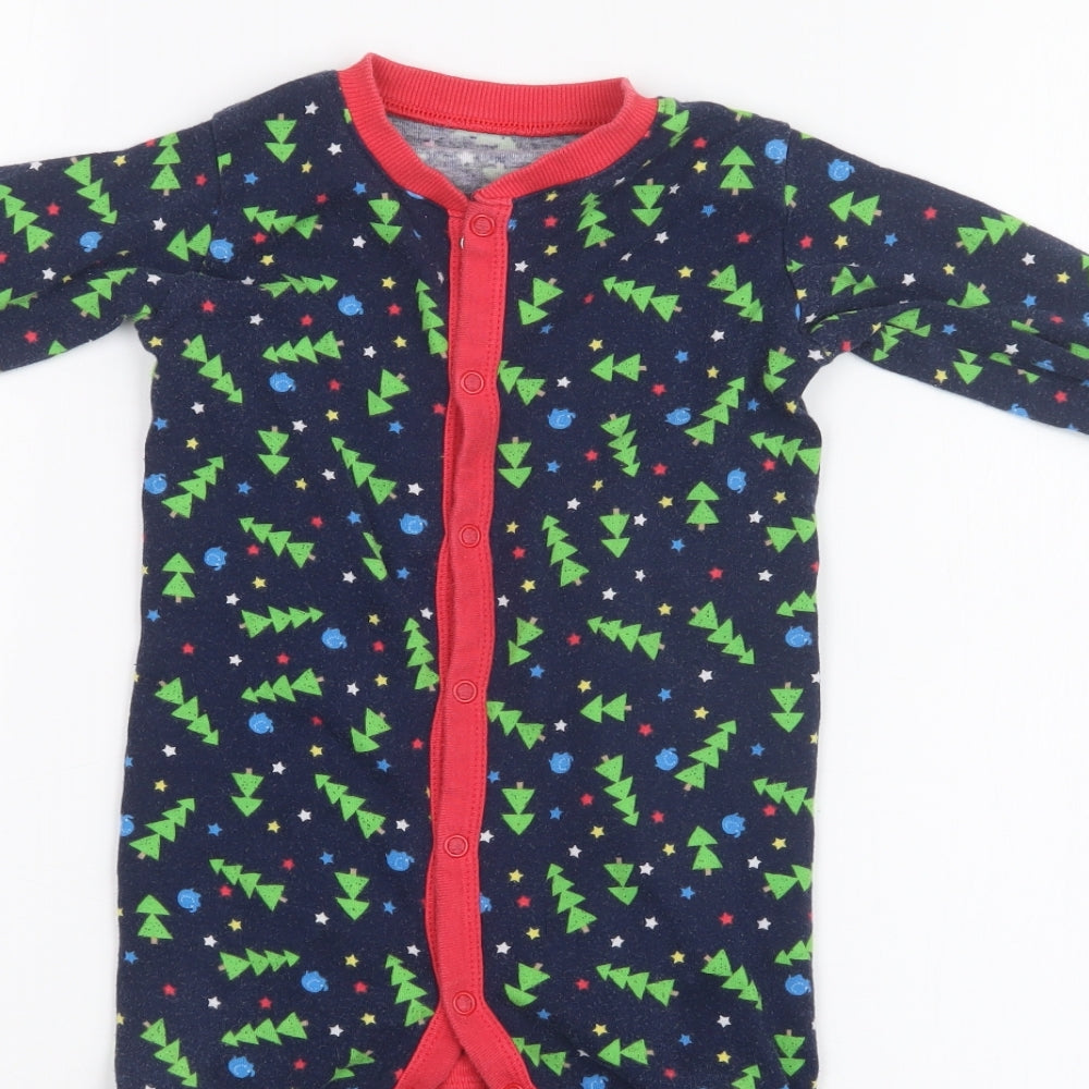 Matalan Baby Multicoloured   Babygrow One-Piece Size 12-18 Months  - Christmas