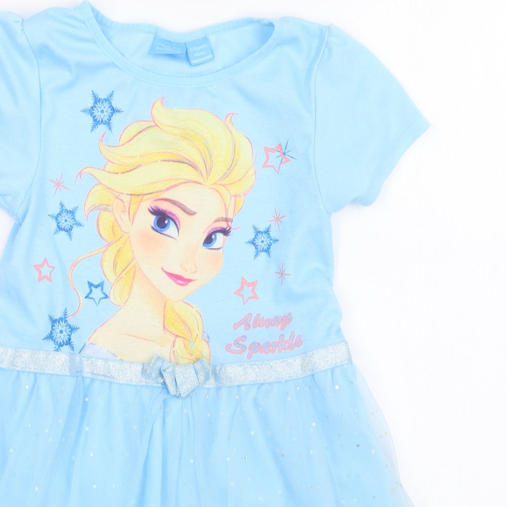 Primark Girls Blue   A-Line  Size 5-6 Years  - Disney