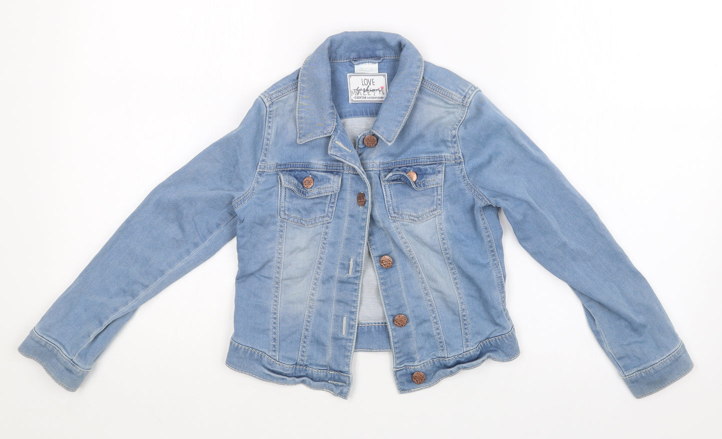 F&F Girls Blue   Jacket  Size 7-8 Years