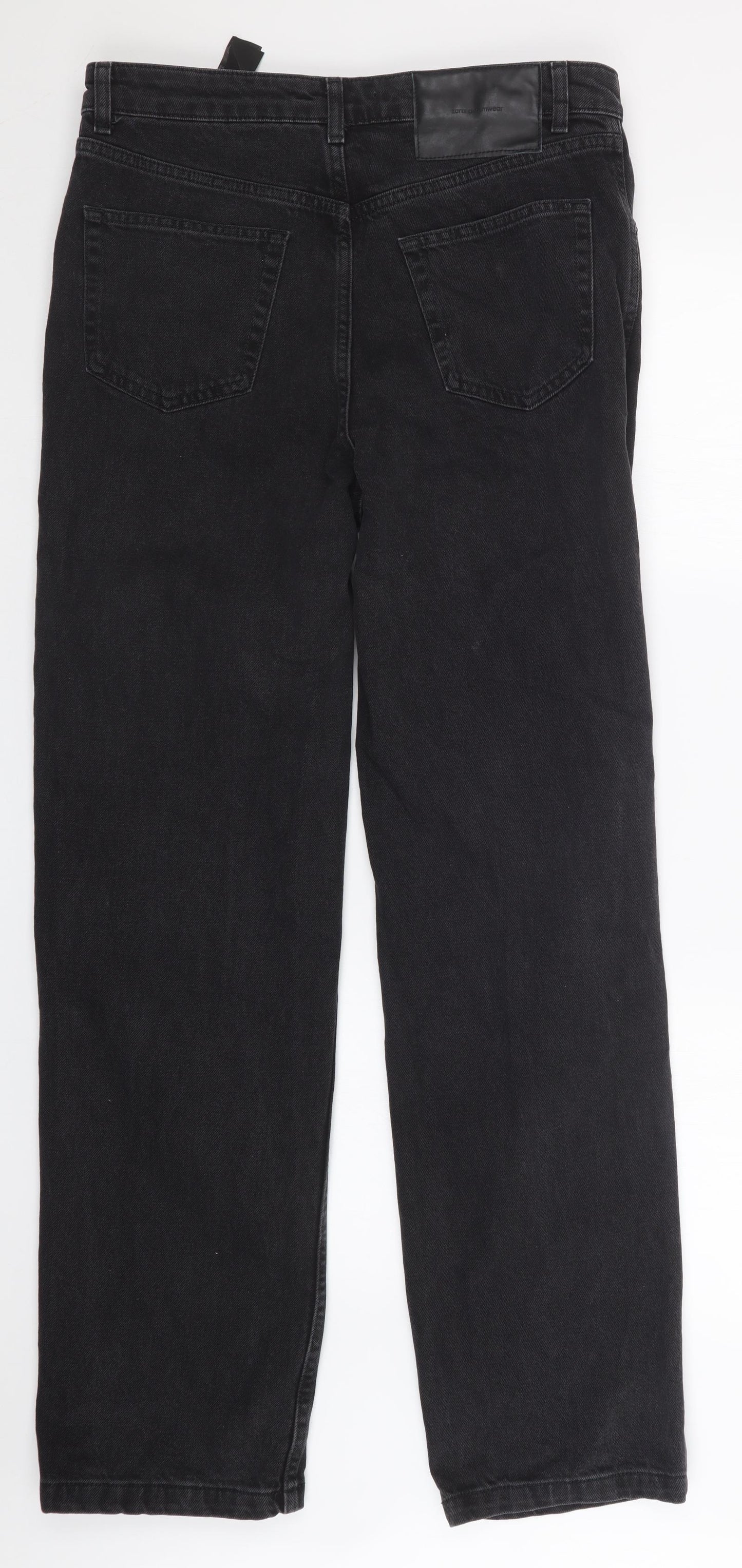 Zara Womens Grey   Straight Jeans Size 10 L32 in
