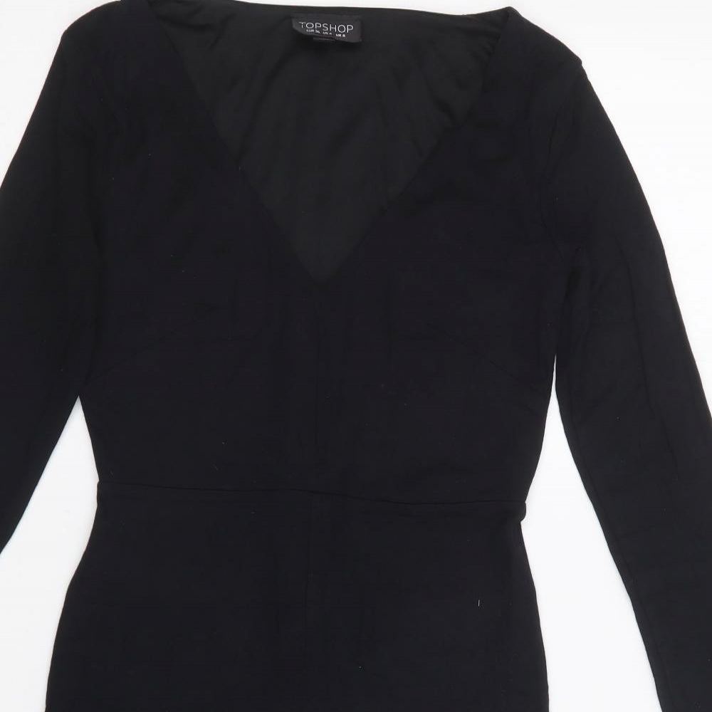 Topshop Womens Black   Bodycon  Size 8