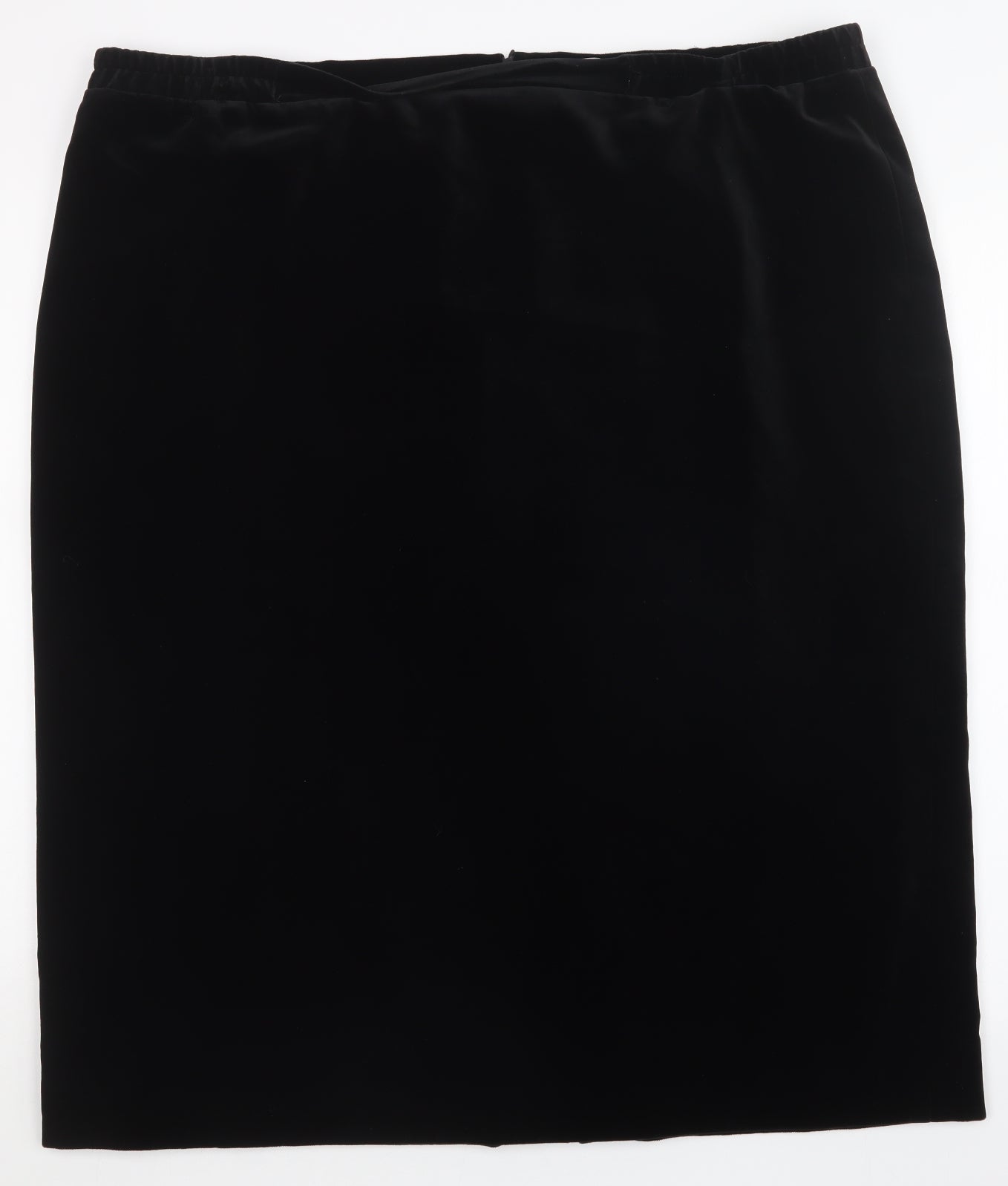 Preworn Womens Black   A-Line Skirt Size 25 in  - VELVET