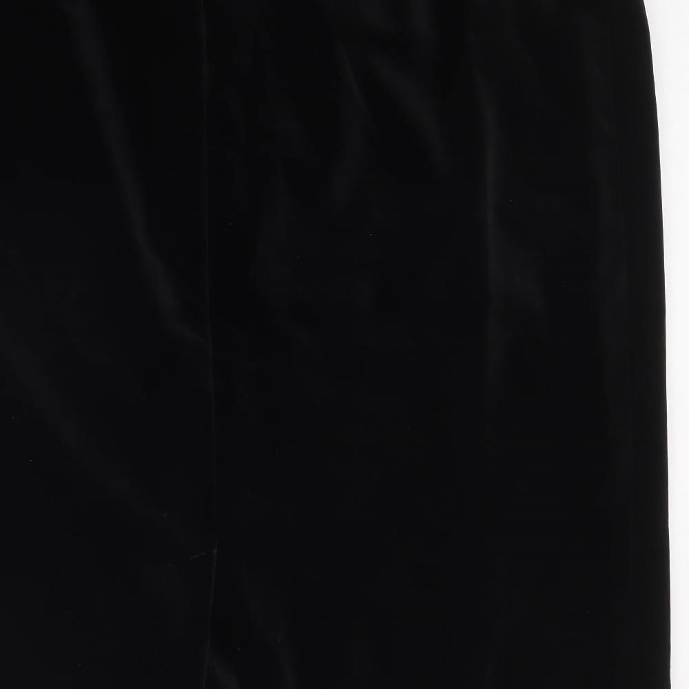 Preworn Womens Black   A-Line Skirt Size 25 in  - VELVET