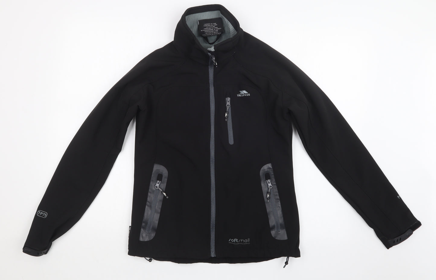 Trespass Womens Black   Rain Coat Coat Size S  - SOFT SHELL