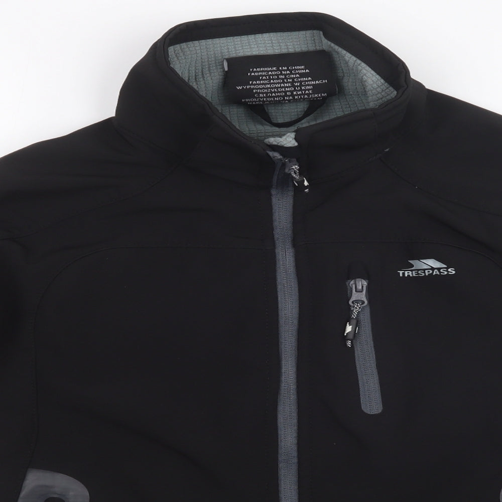 Trespass Womens Black   Rain Coat Coat Size S  - SOFT SHELL