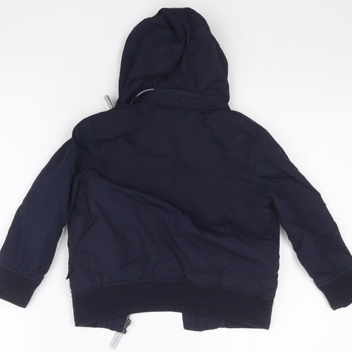 Jasper Conran Boys Blue   Rain Coat Coat Size 4 Years