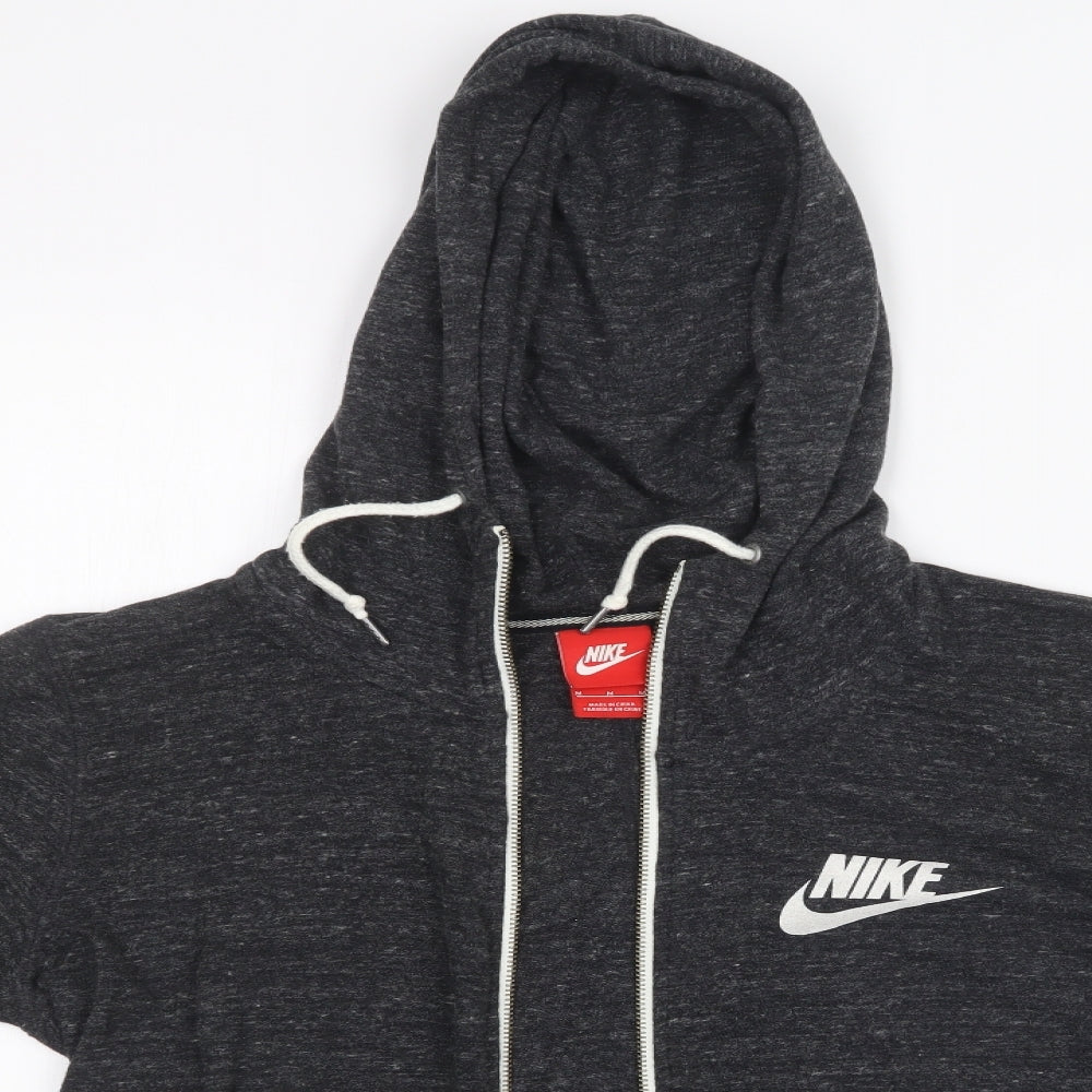 Nike Womens Grey   Full Zip Hoodie Size M