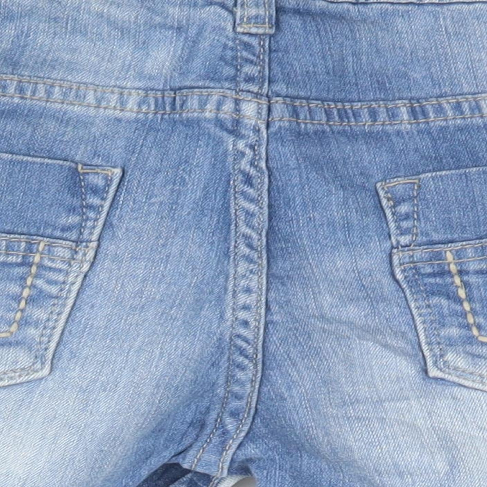 TRUE2U Womens Blue   Chino Shorts Size 10