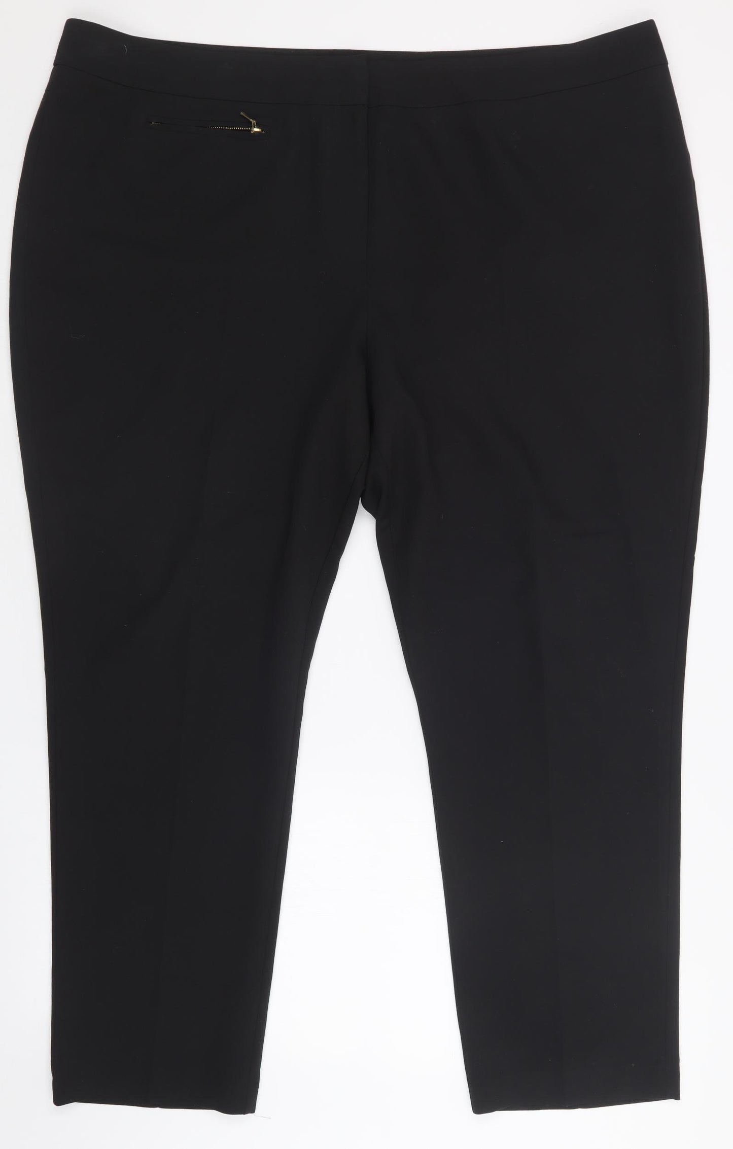 BM  Womens Black   Dress Pants Trousers Size 22 L28 in