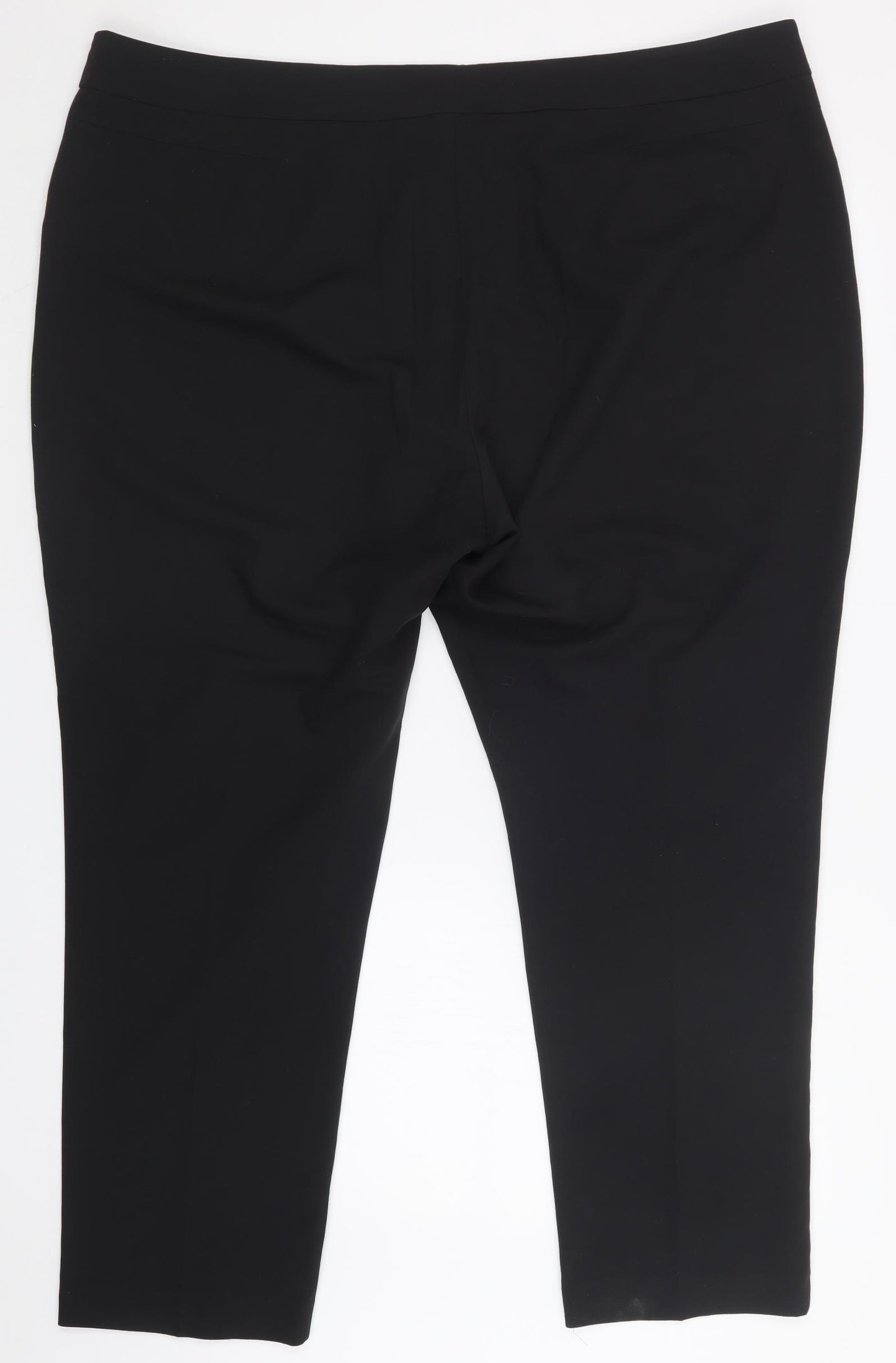 BM  Womens Black   Dress Pants Trousers Size 22 L28 in