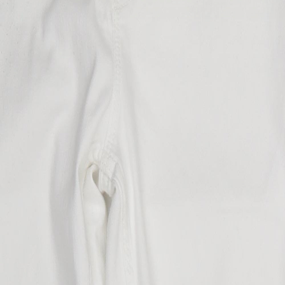 F&F Womens White   Skinny Jeans Size 12 L24 in