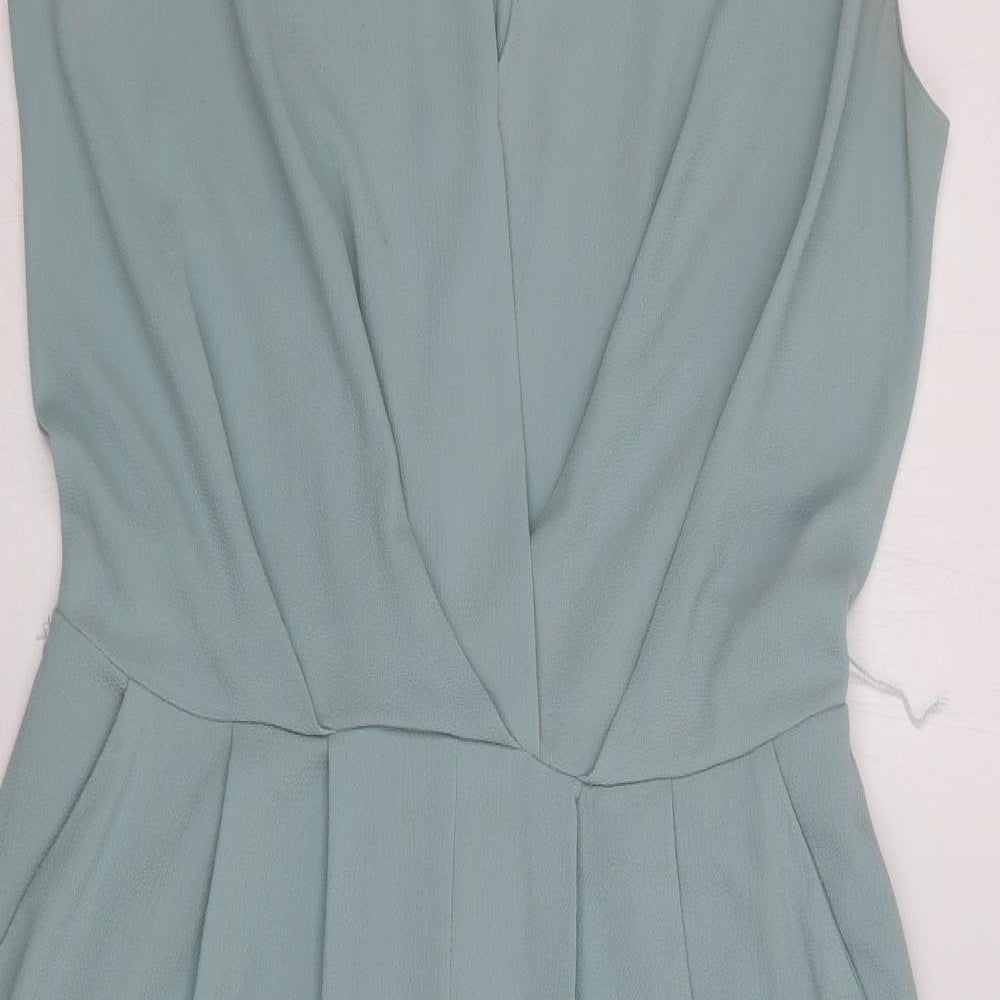 Miss Selfridge Womens Green   Jumpsuit One-Piece Size 12