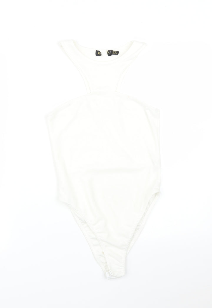 I SAW IT FIRST Womens White   Playsuit One-Piece Size 10