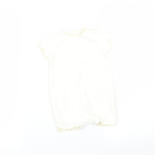 mamas & papas  White   Babygrow One-Piece Size 9-12 Months